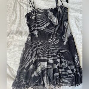 Urban Outfitters Mini Patterned Dress size S